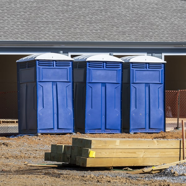 is there a specific order in which to place multiple portable toilets in Grand Isle Maine